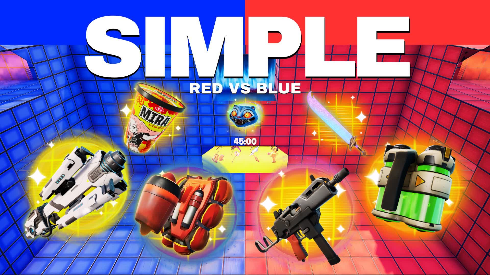 SIMPLE RED VS BLUE 🔴🔵