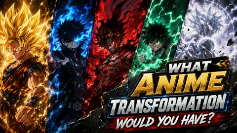 Which Anime Transformation Would YouHave