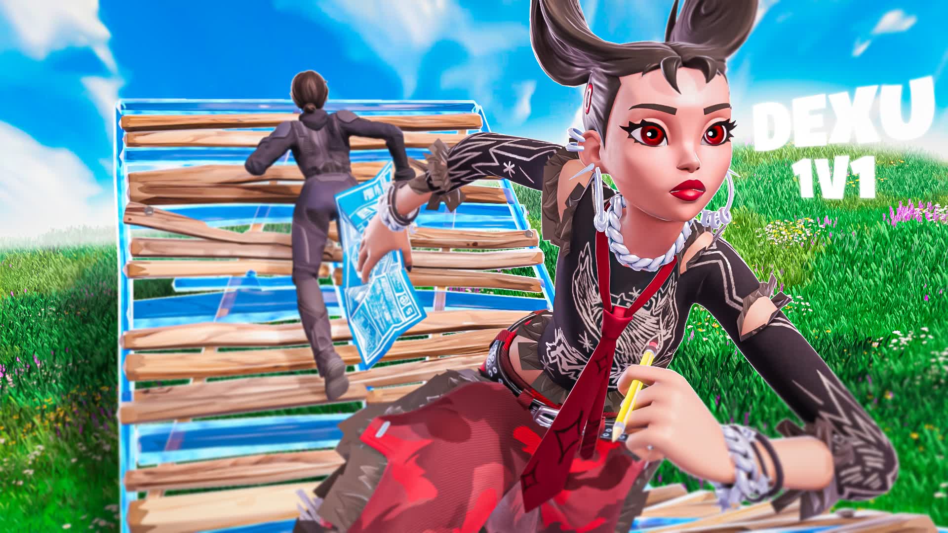 DEXU 1V1 BUILD FIGHTS (200 PUMPS)