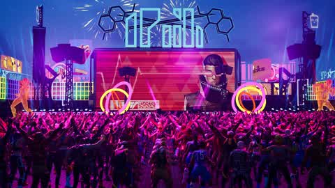 Neon Lights Stage
