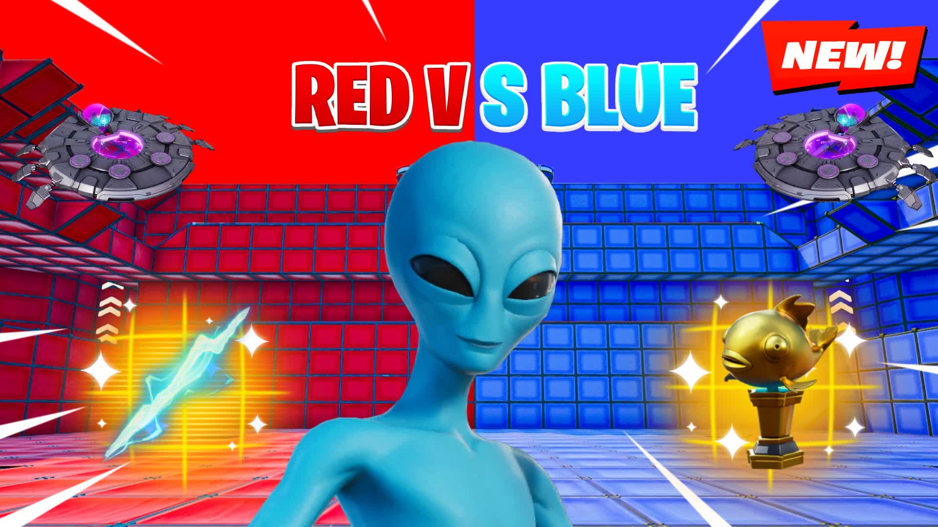 RED VS BLUE ALIENS🔴🔵
