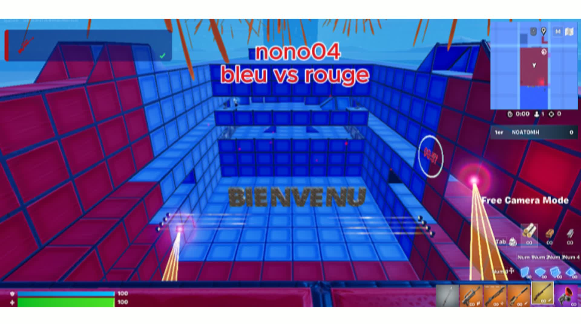 Bleu vs Rouge