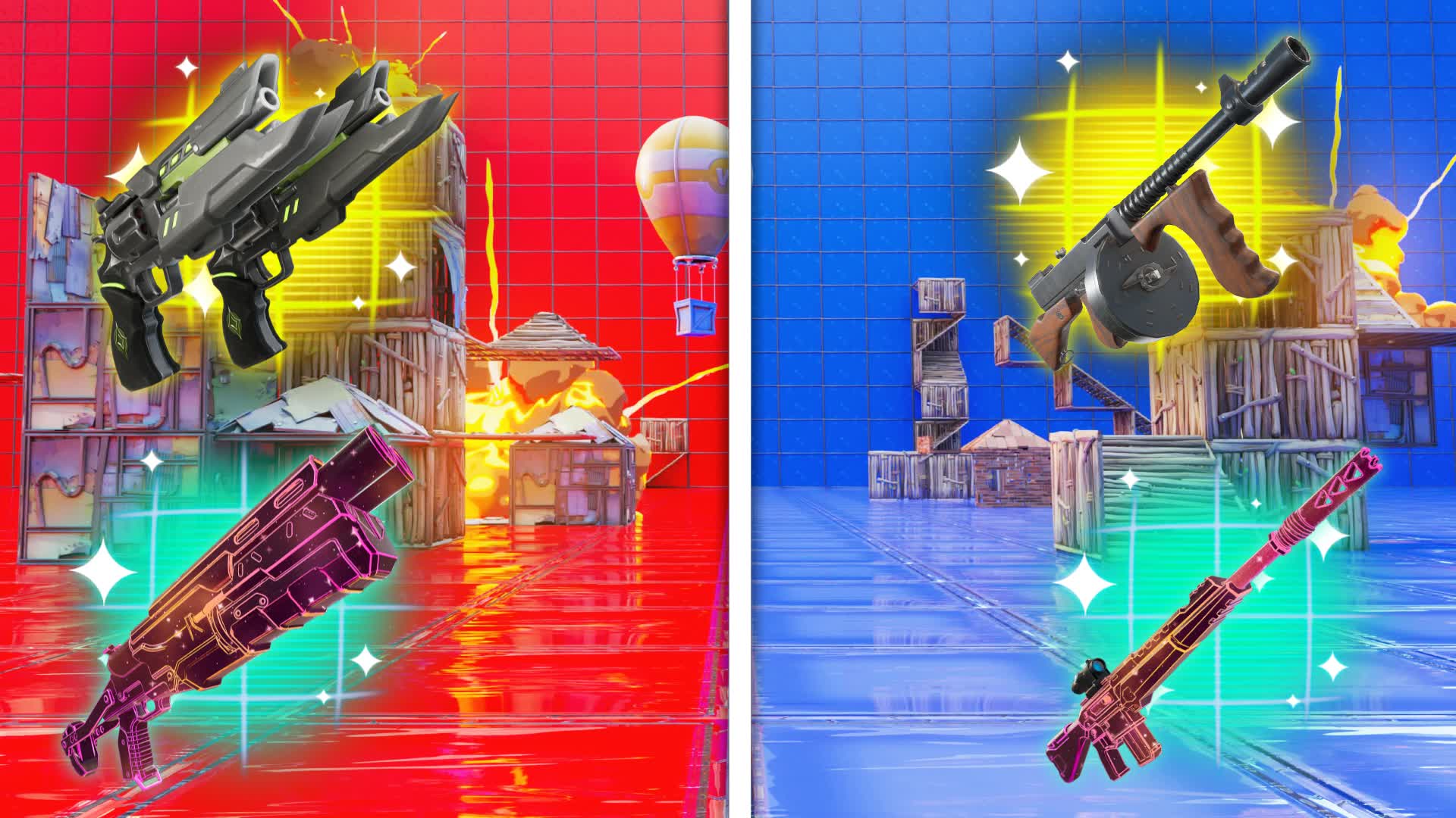 COOL PRO VS NOOB RED VS BLUE 🔴🔵
