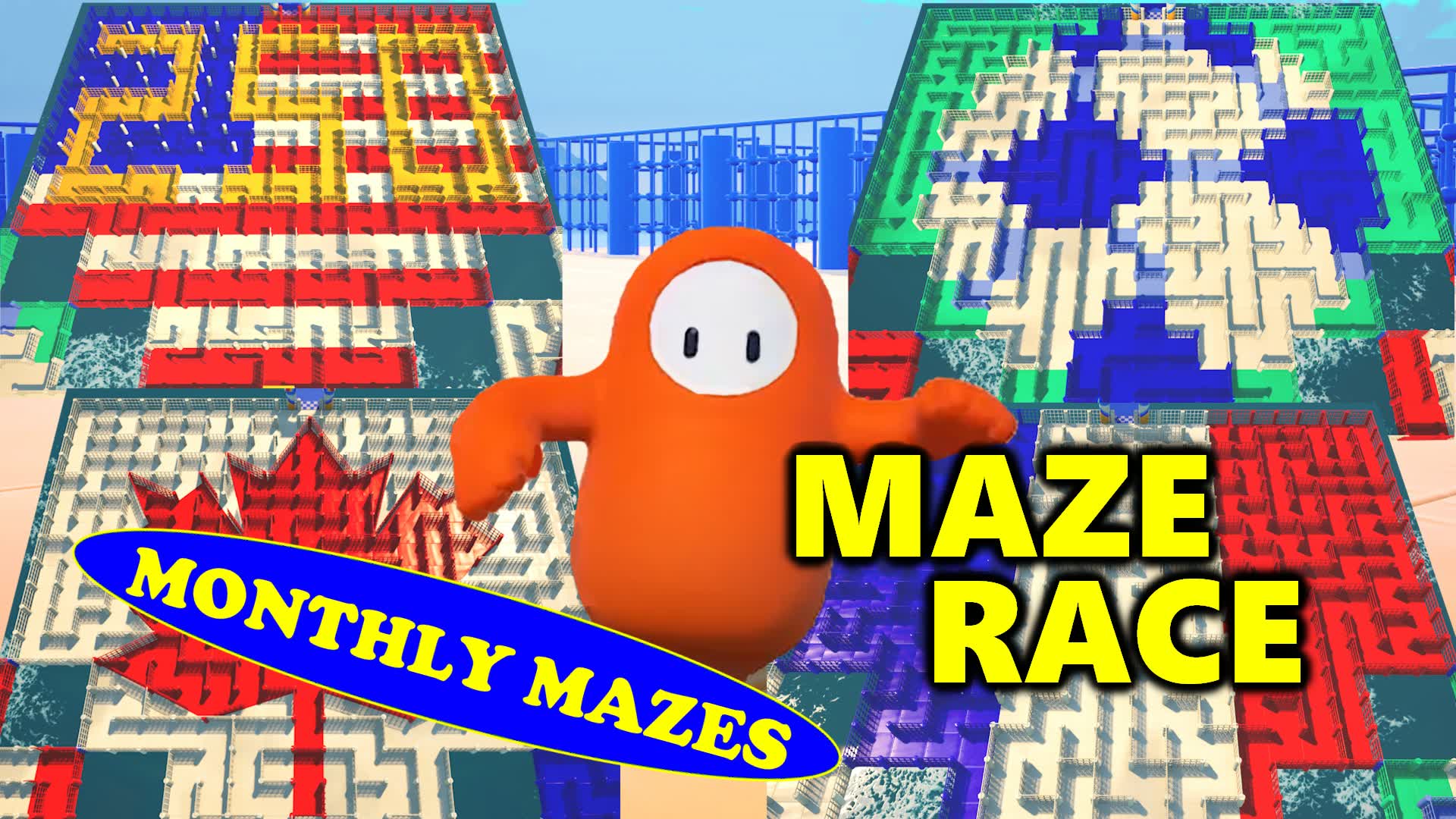 Fall Guys Rat Maze Race