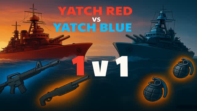 🔴YACHT RED VS BLUE🔵