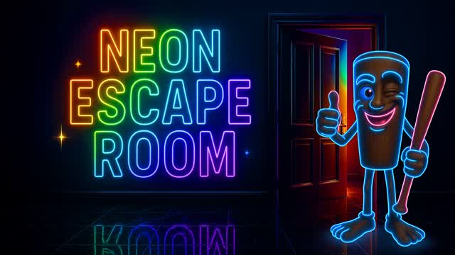 NEON ESCAPE ROOM 🕹️✨