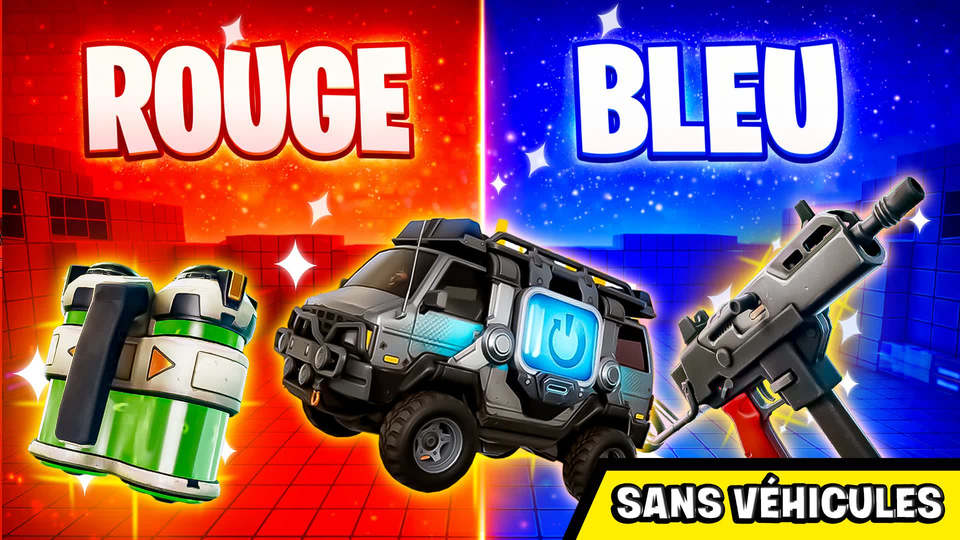 Rouge vs Bleu SANS VÉHICULES 🔴🔵