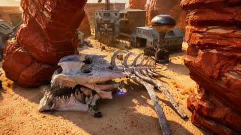 Skull desert
