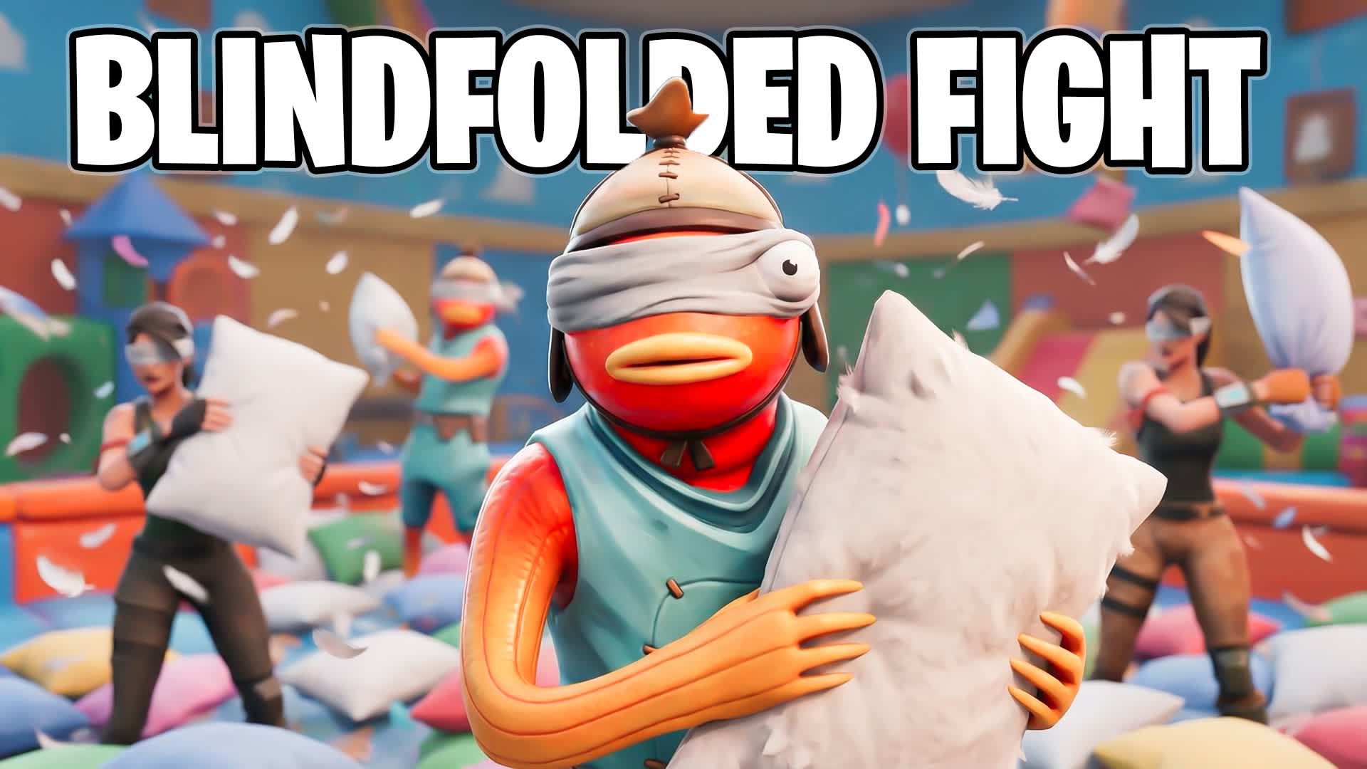 Blindfolded Pillow Fight