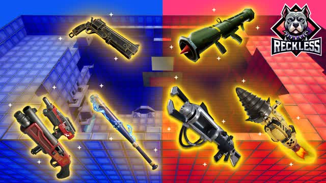RECKLESS RED VS BLUE - ZERO BUILD 🔴🔵