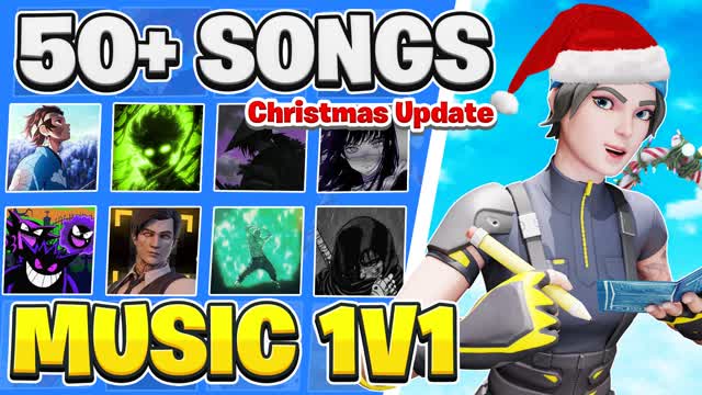 🏆BEST MUSIC 1V1✨ [50+ SONGS]