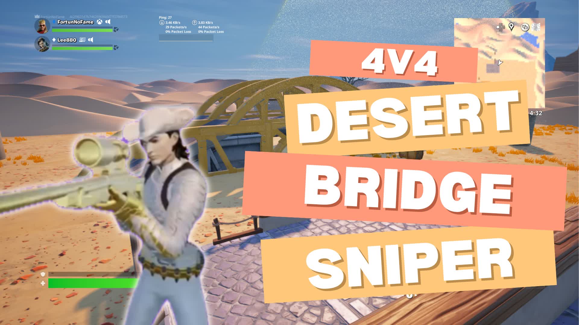 Desert Bridge 4v4 Sniper
