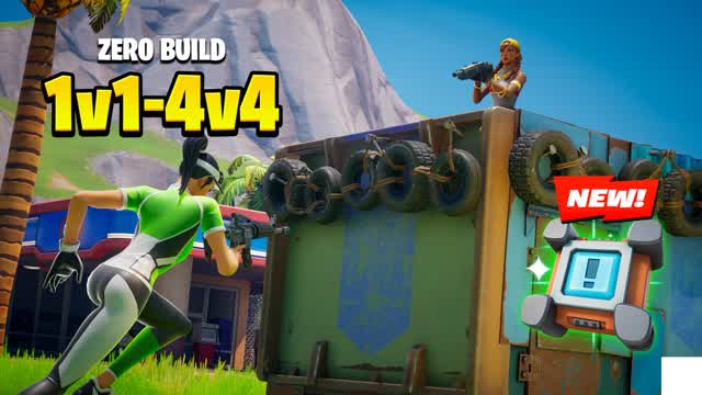 ZERO BUILD REALISTIC 1v1-4v4