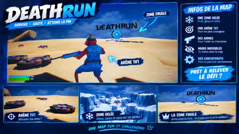 Map 1V1 ice cream + deathrun lava