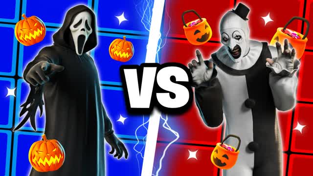 SUPER SCARY 🎃 RED VS BLUE 🔴🔵 (Cars)