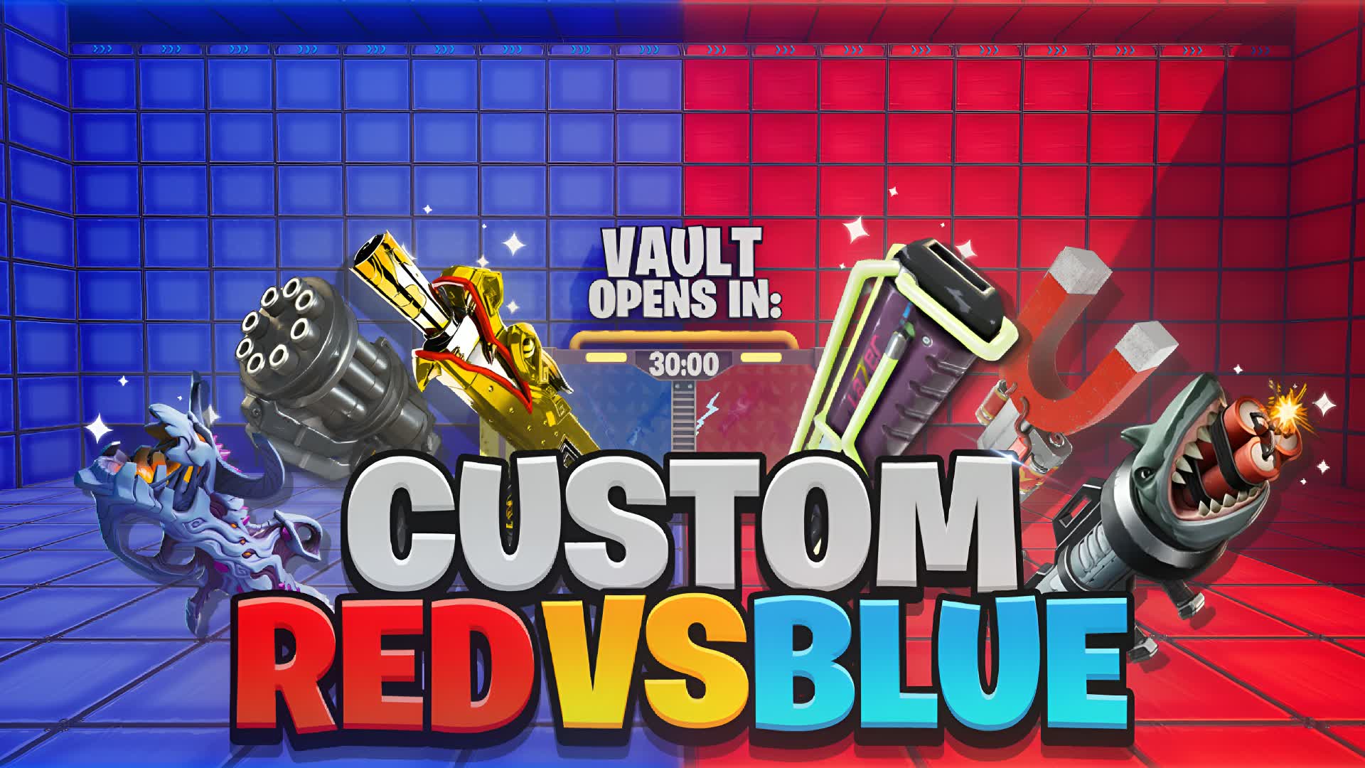 CUSTOM RVB RED VS BLUE 🔴🔵