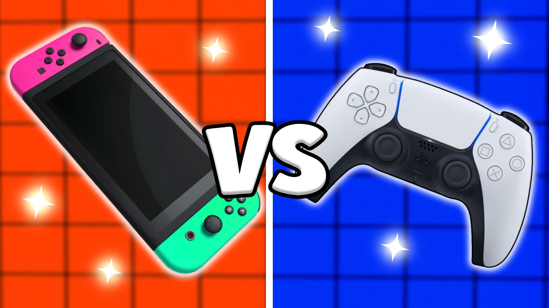 SWITCH VS CONSOLE RED VS BLUE 1 🔴🔵 FUN