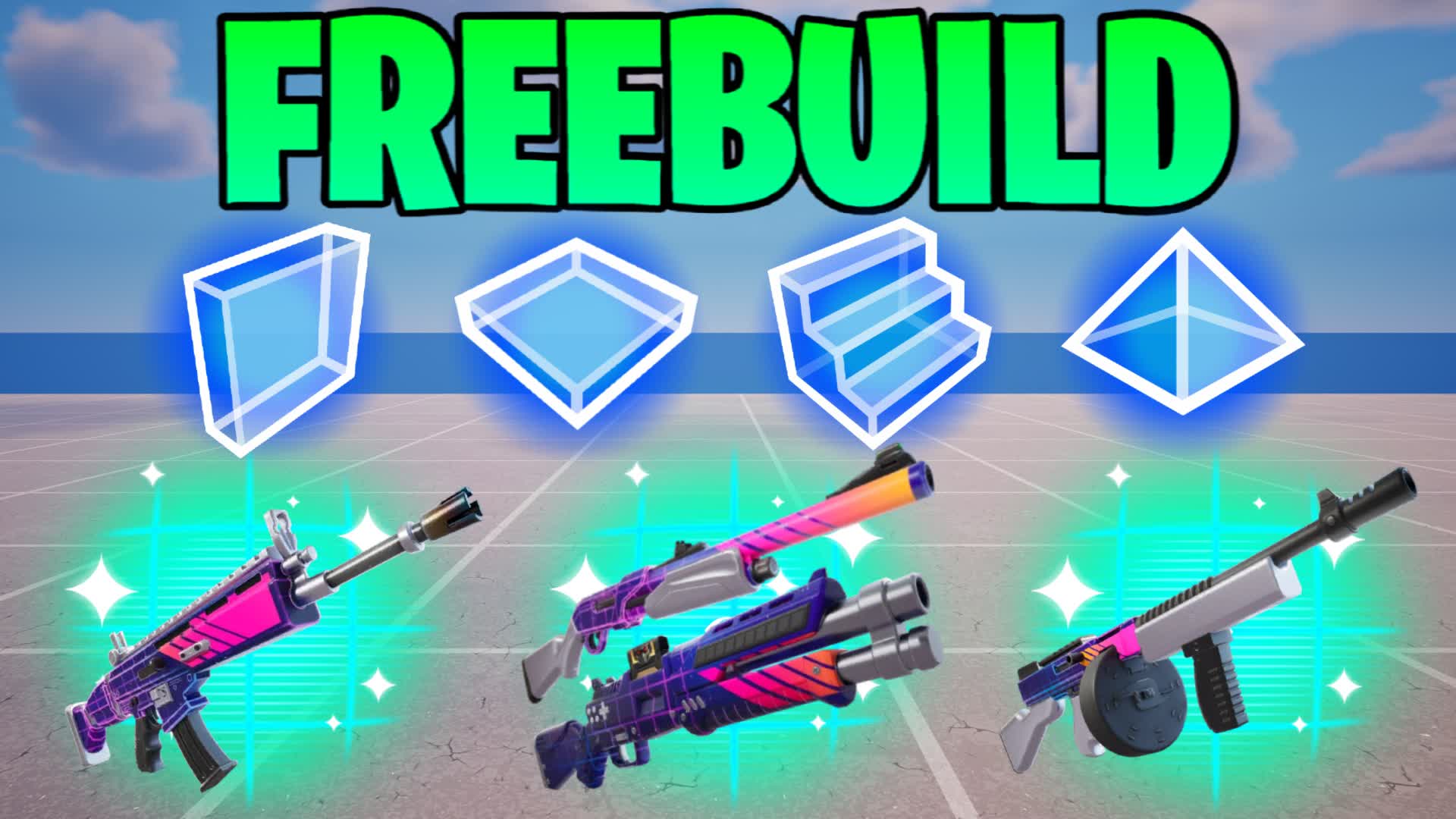 FREE BUILDING 1V1 PRACTICE 1V1V1