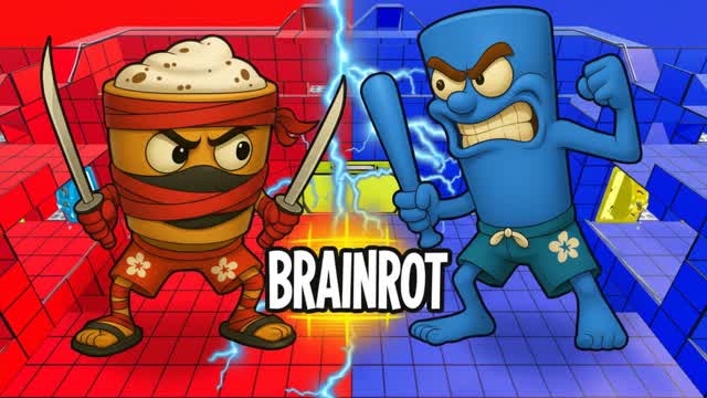 BRAINROT RED VS BLUE đŽđ”STEAL BRAINROT