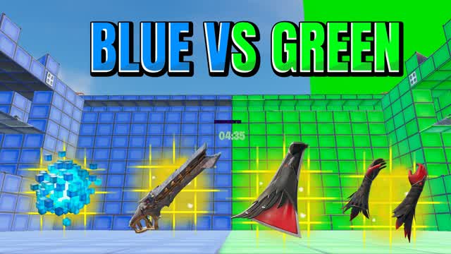 CRAZY BLUE VS GREEN