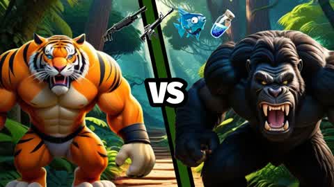 GORILLA VS TIGER BOXFIGHTS