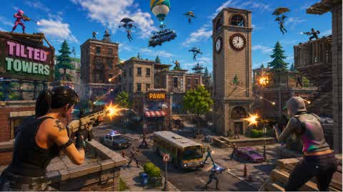 1v1 with all guns in tilted