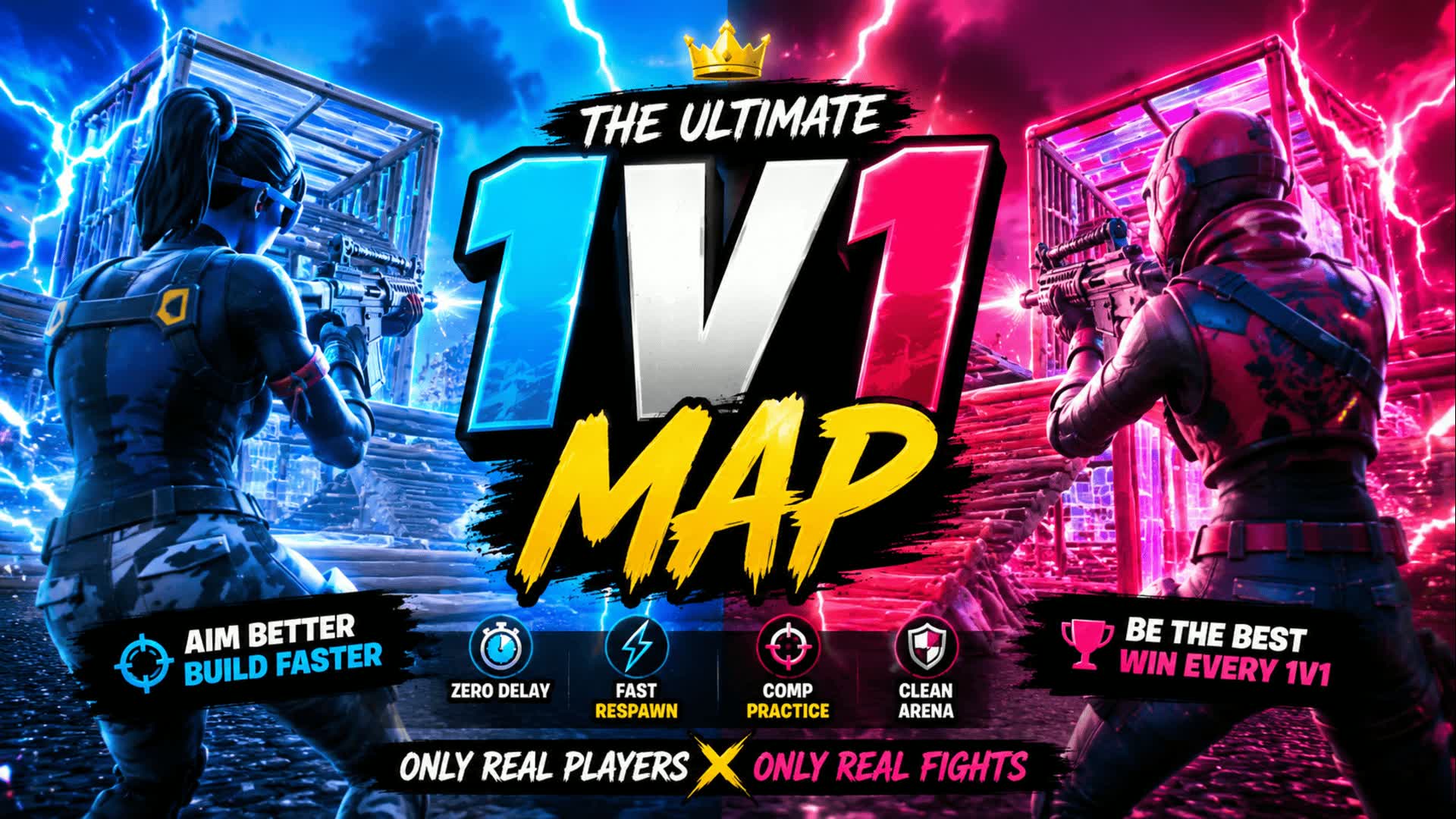 1v1 Map Created by IGl Unc 🖤☯️🖤