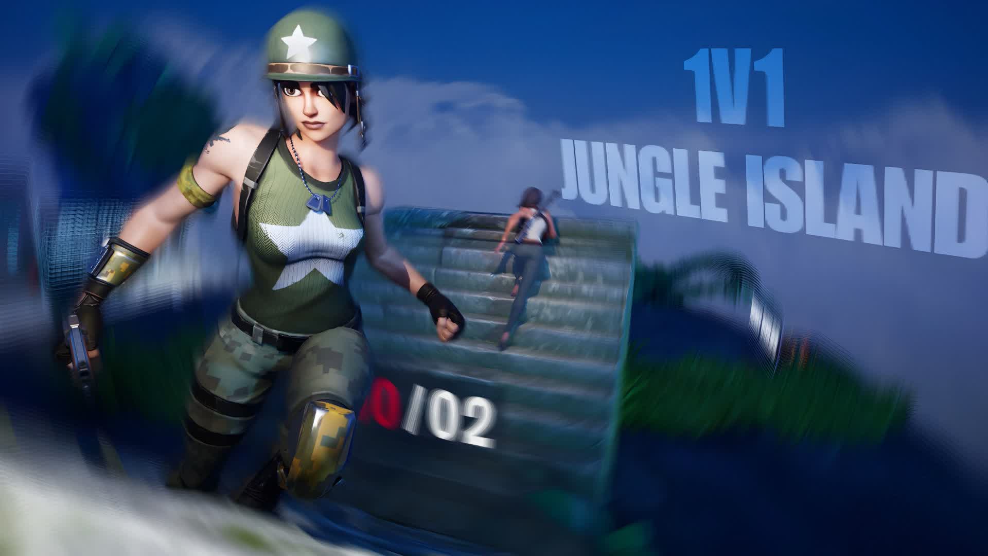 SC 1V1マップ (ジャングルアイランド)