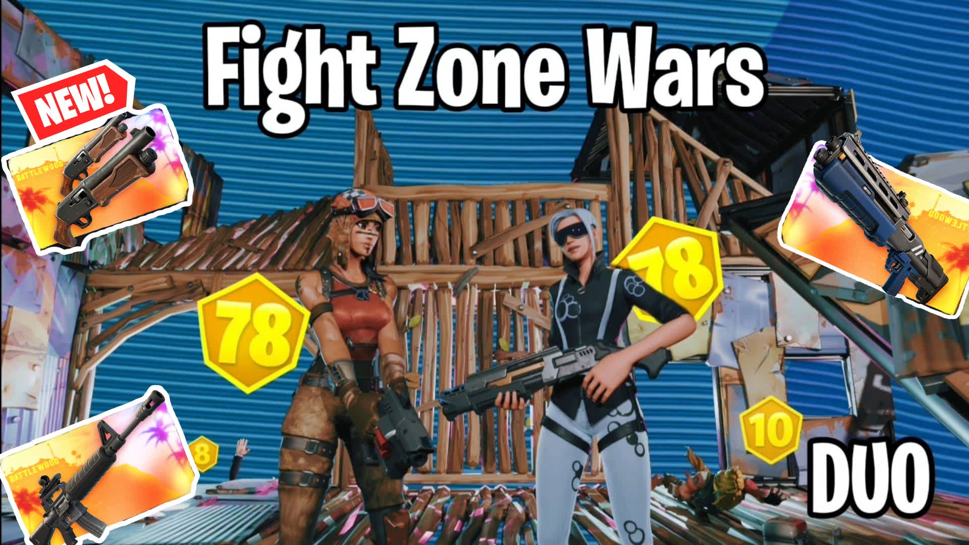 DUO FIGHT ZONE WARS