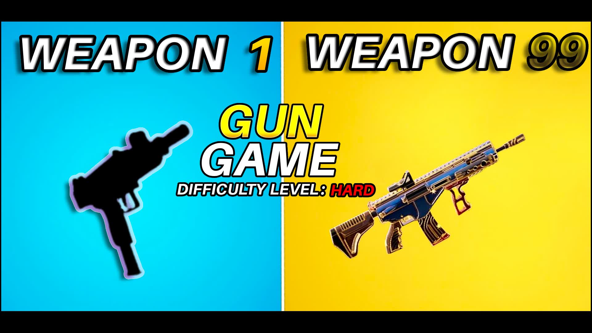 GUN GAME! DIFFICULTY LEVEL: HARD!!