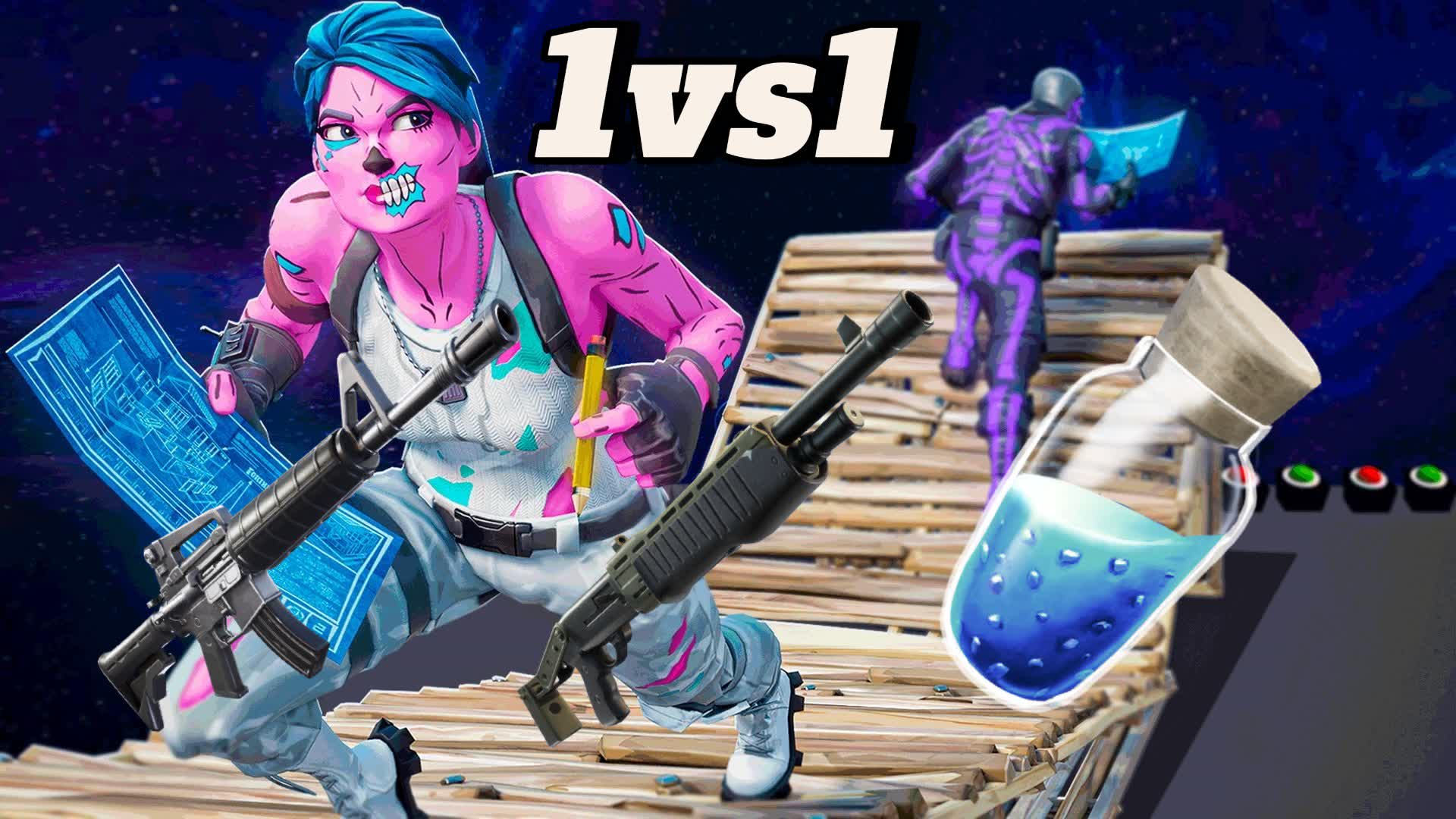 💙1vs1 Build Fights💙