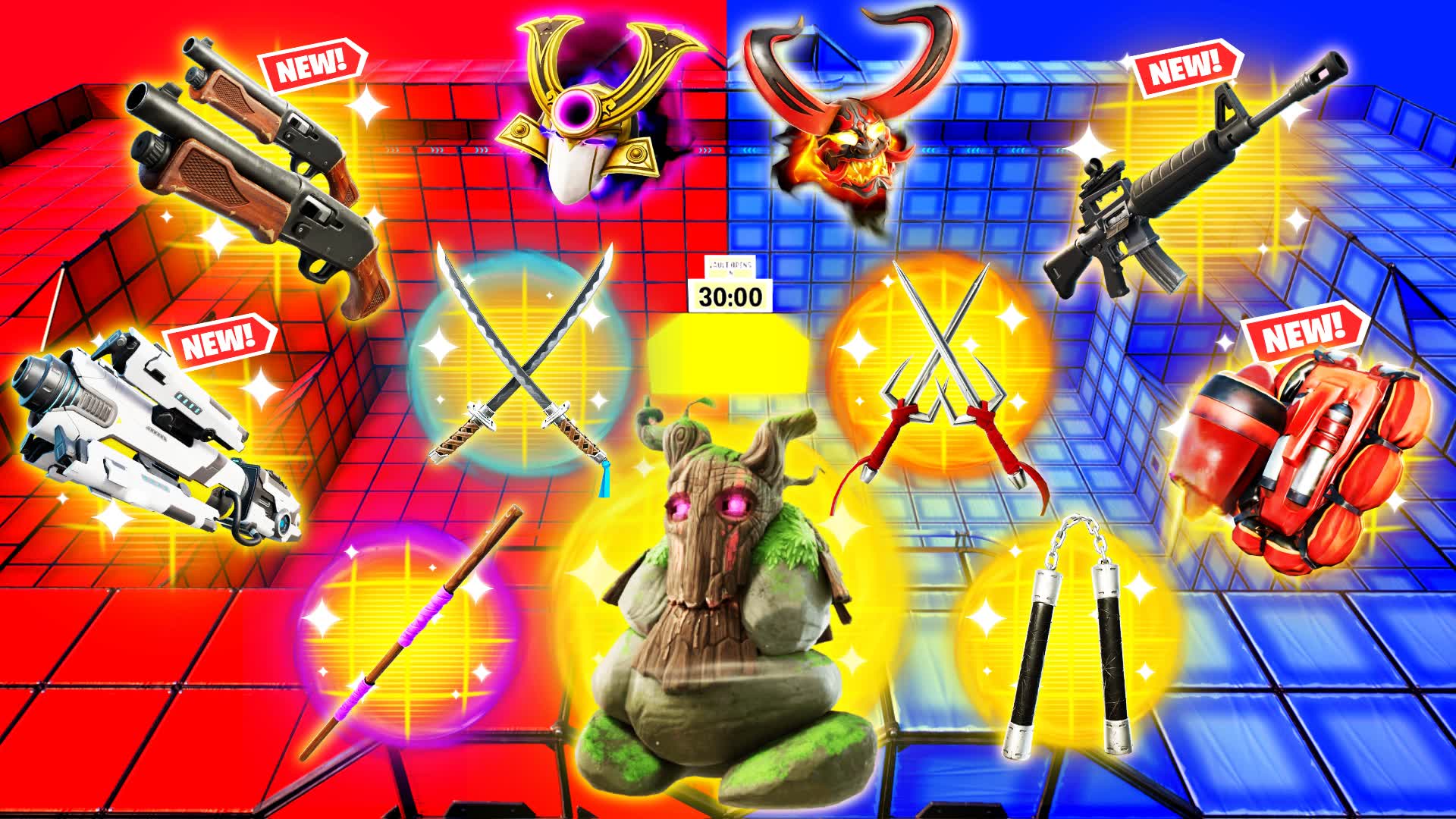 DEMON RED VS BLUE 🔴🔵