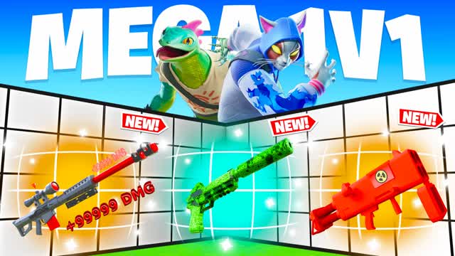 MEGA 1V1 FFA - ALL GUNS & CARS