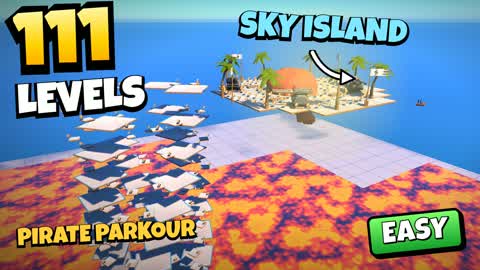 111 LEVELS: PIRATE SKY ISLAND PARKOUR