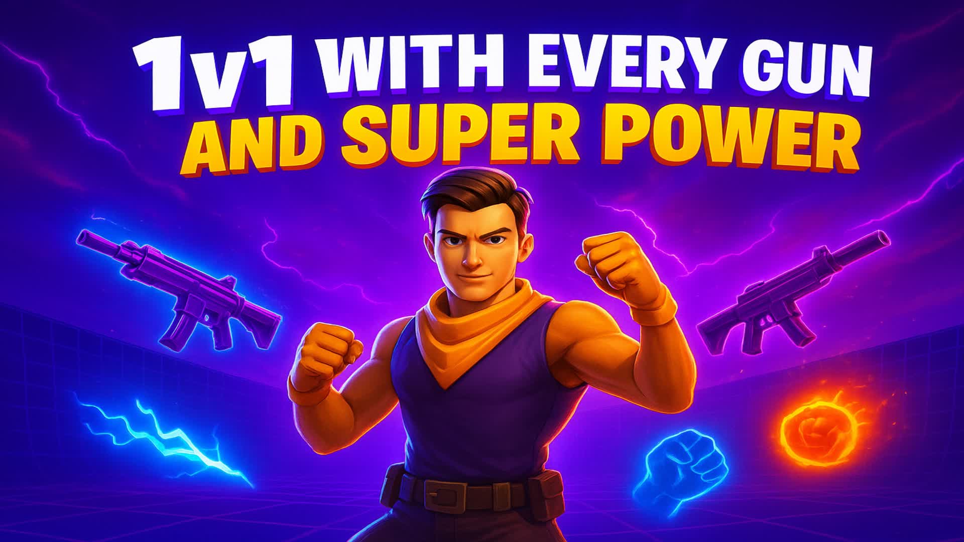 ALL GUNS FREE FOR ALL WHIT SUPER POWERS