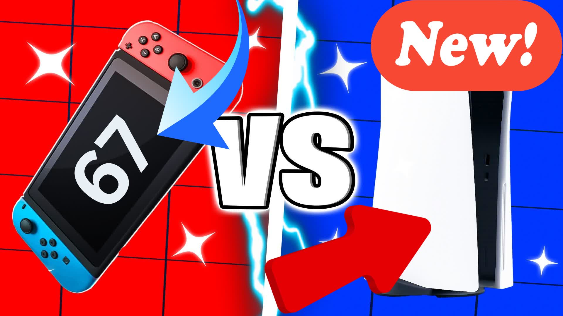 OMEGA SWITCH VS CONSOLE RED VS BLUE