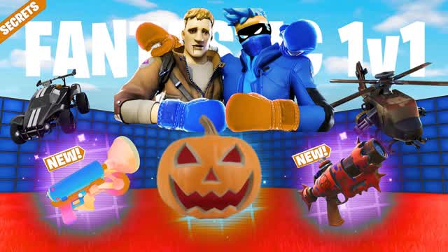 FANTASTIC 1v1  FFA-ALL GUNS & VEHICLES🎃