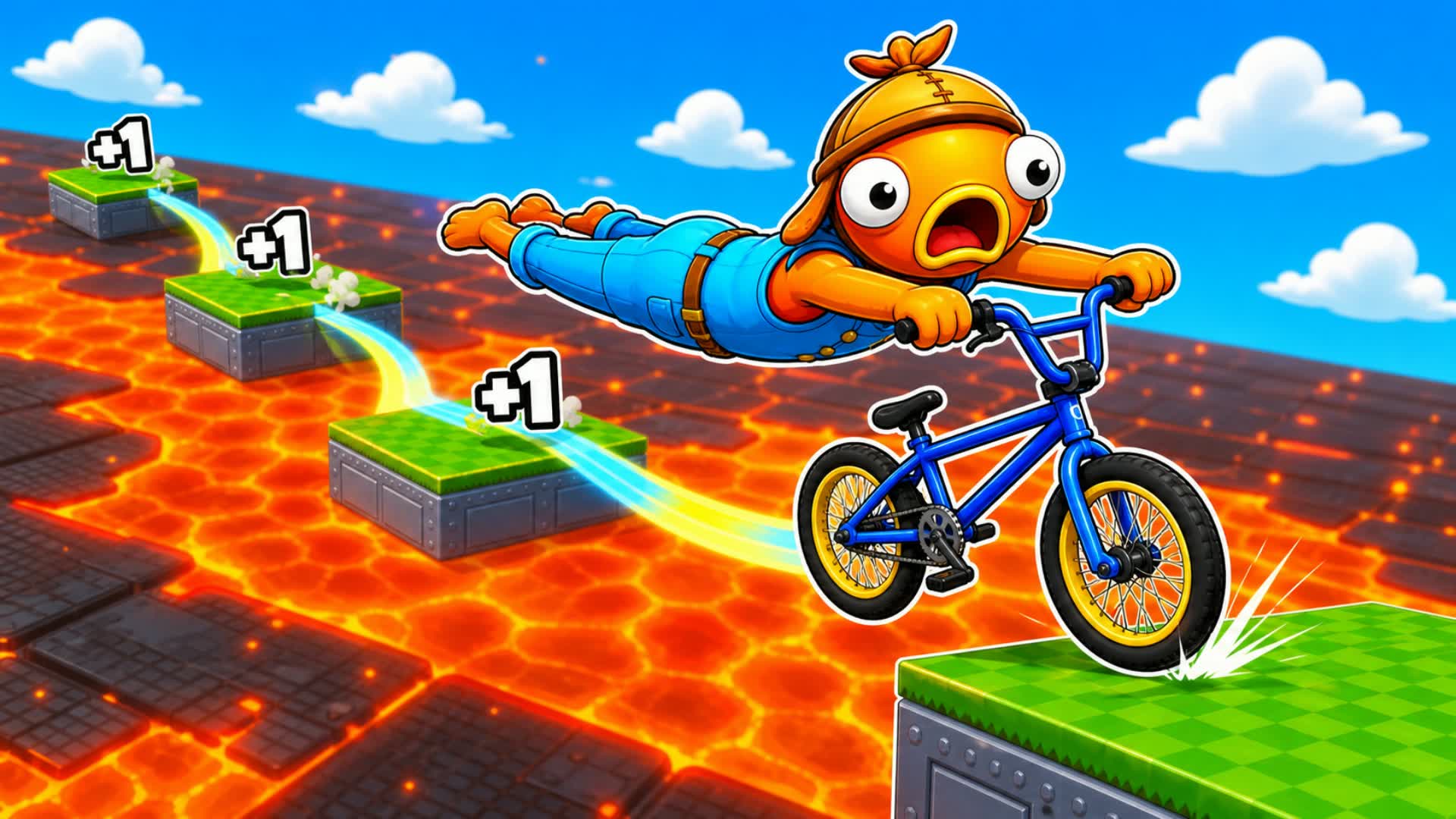 +1 Double Jump Bike Escape