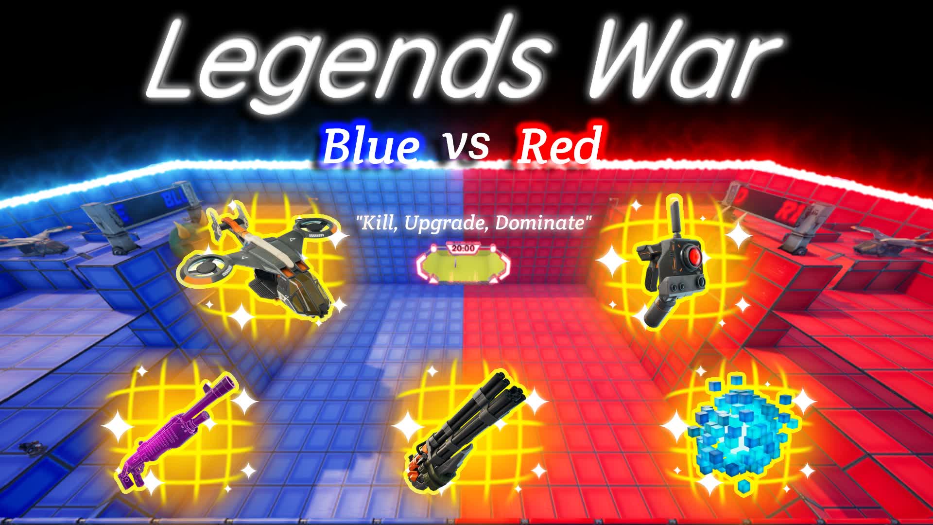 Legends War Red vs Blue π΄π΅ 2933-7670-3241 by peluchegoloso - Fortnite ...