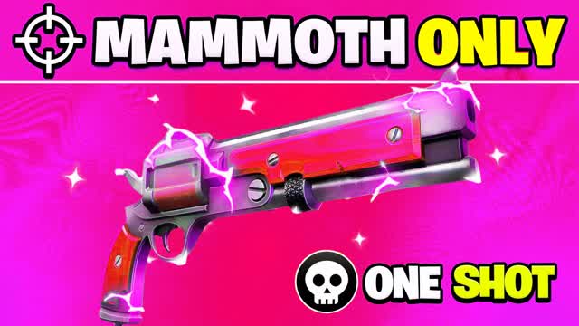 🎯MAMMOTH ONLY GUN GAME | ONE SHOT | 1V1