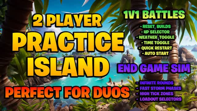 Capture 1 â đïž2 PLAYER PRACTICE ISLAND (SLOW MO!)