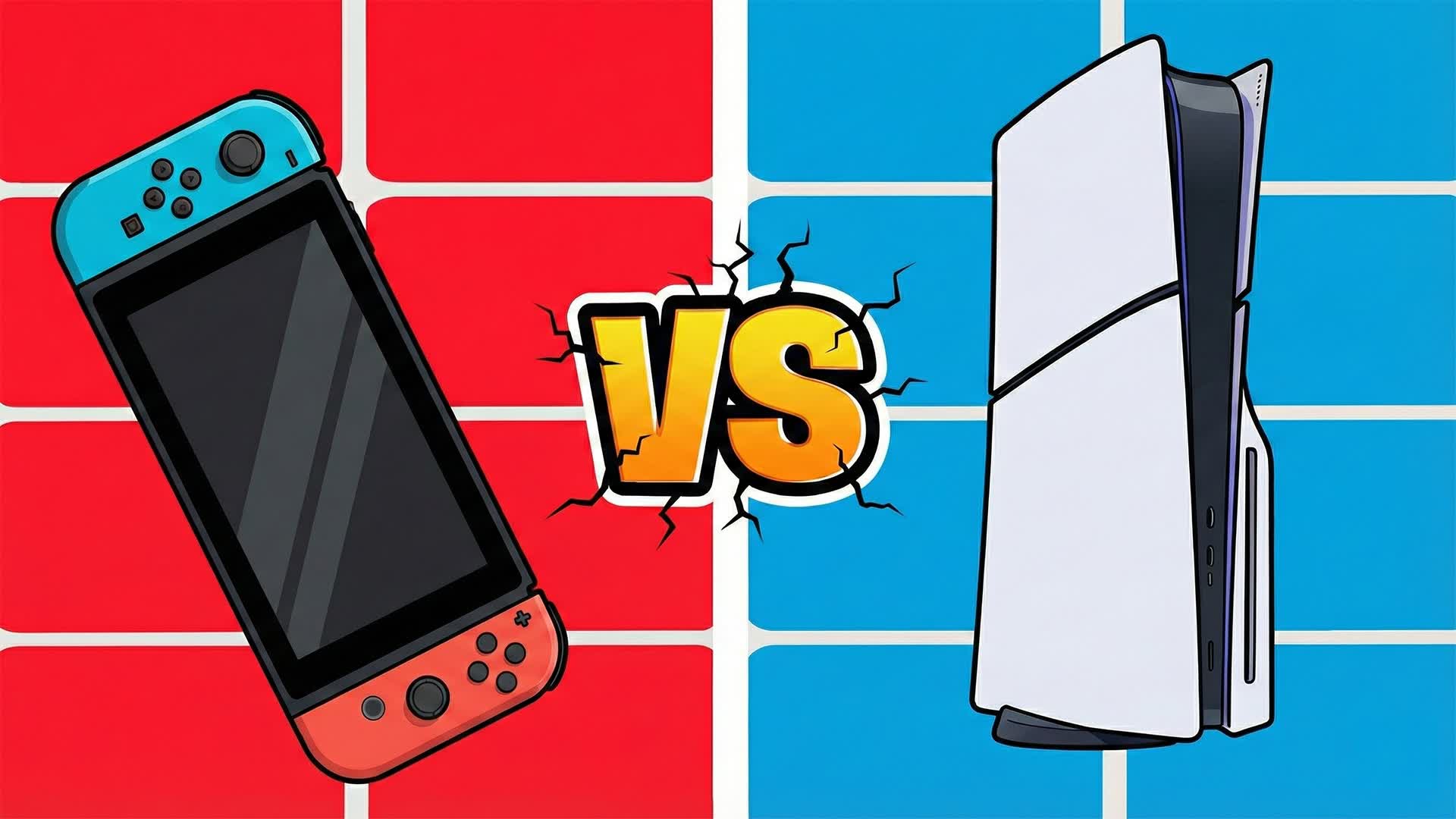 SWITCH VS PS5 RED VS BLUE 🔴🔵 NEW