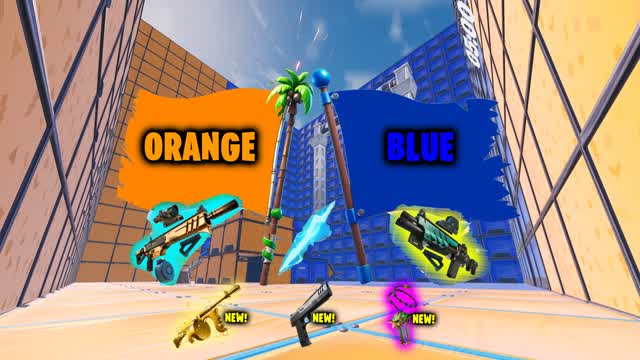 🚩CAPTURE THE FLAG BLUE VS ORANGE