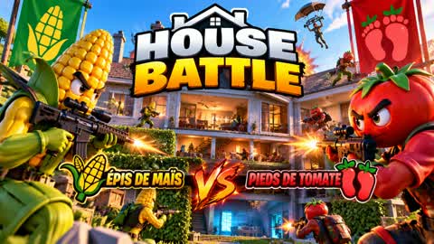 HOUSE BATTLE: 🌽 VS 🍅 | TEAM BATTLE