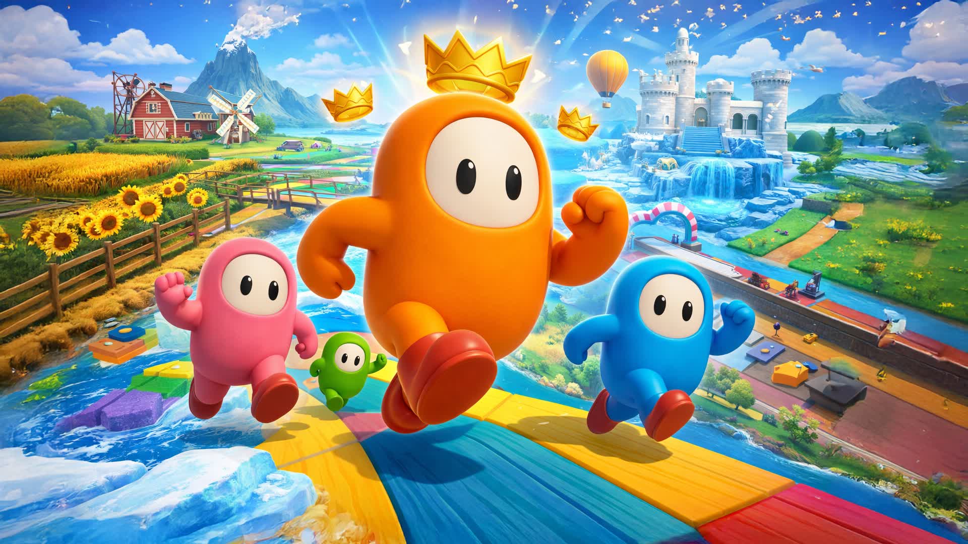 FALL GUYS  🌈👑 Easy Obby