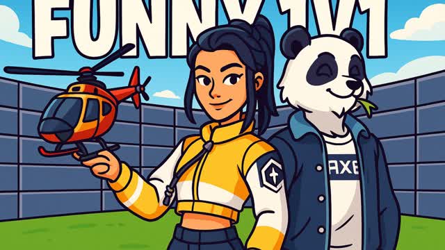 Funny 1v1 cartoon