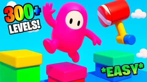 EASY FALL GUYS PARKOUR FUN 300+ LEVELS
