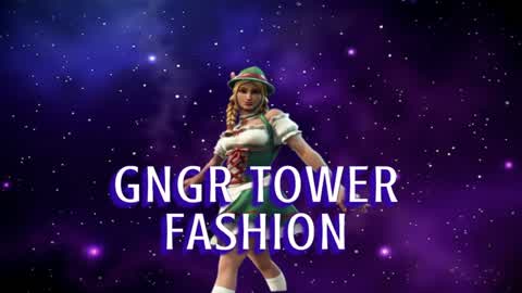 GNGR tower minigame fashion show