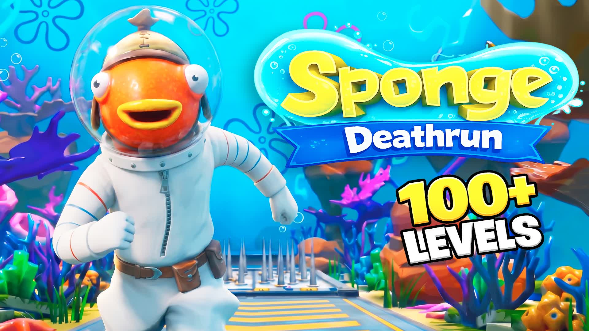SPONGE DEATHRUN PARKOUR 100+🏝️