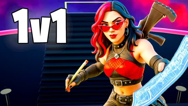 1v1 CLEAN BUILD FIGHTS (SKYBOX)